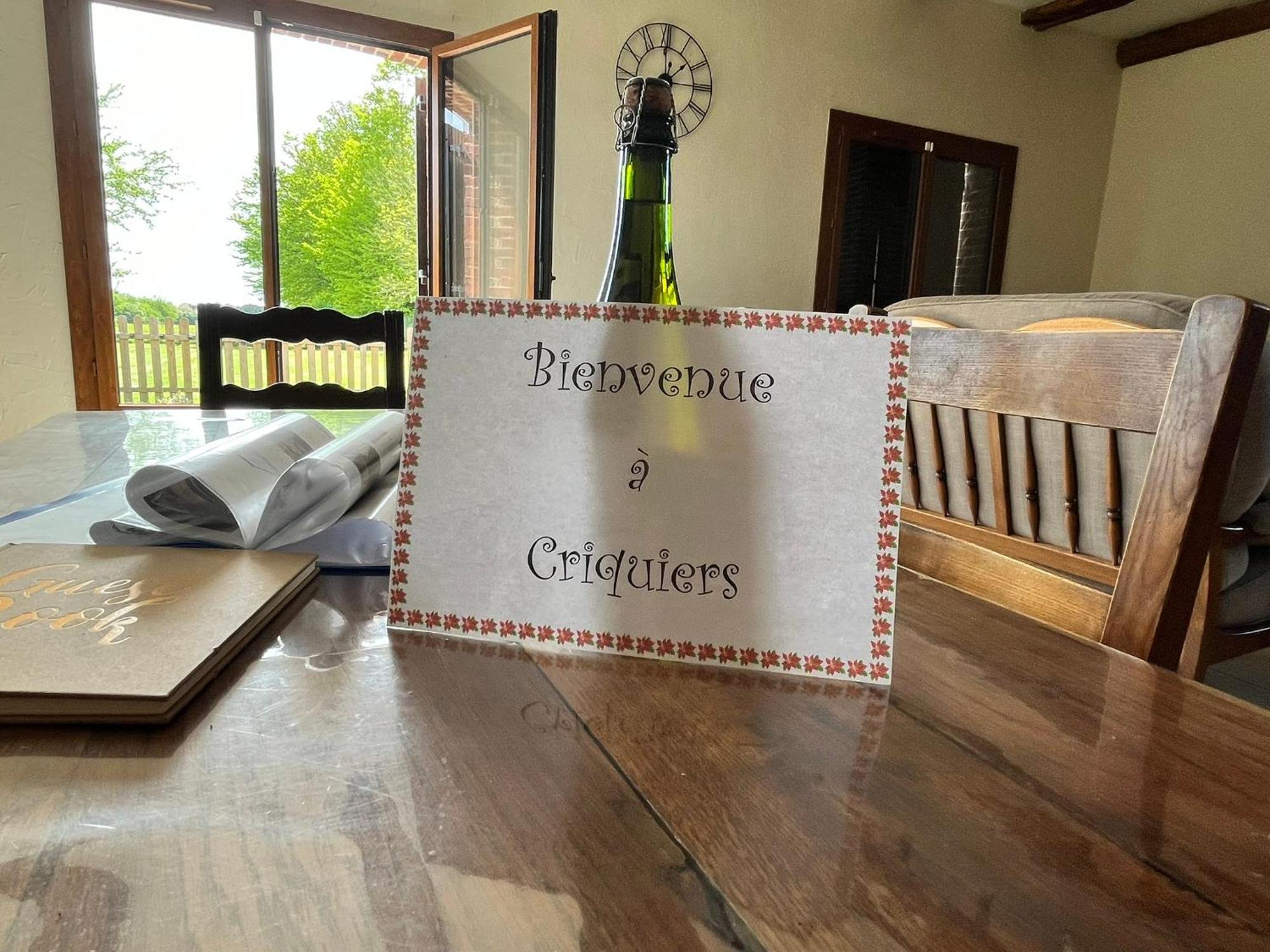 Grand Gite Ideal Pour Famille 10 Personnes Criquiers Exteriör bild